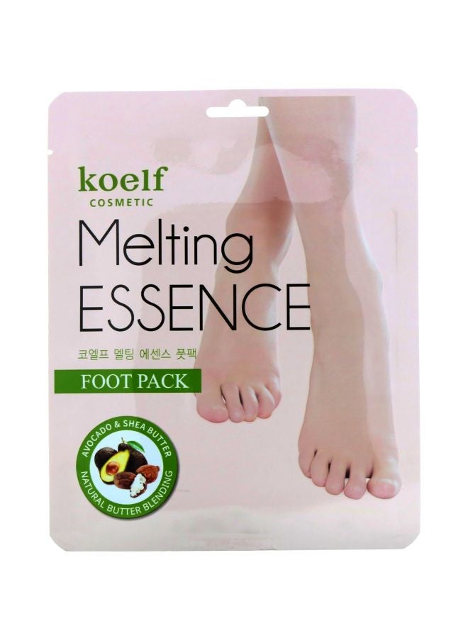 Pair Of 10 Melting Essence Foot Pack