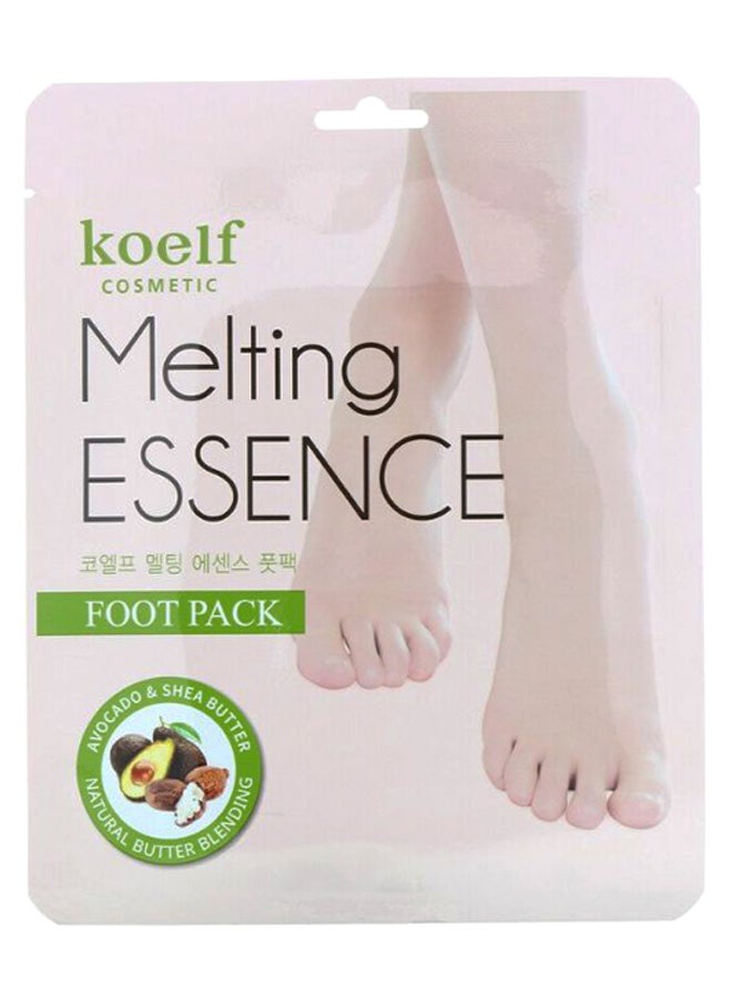 Pair Of 10 Avocado And Shea Butter Melting Essence Foot Mask