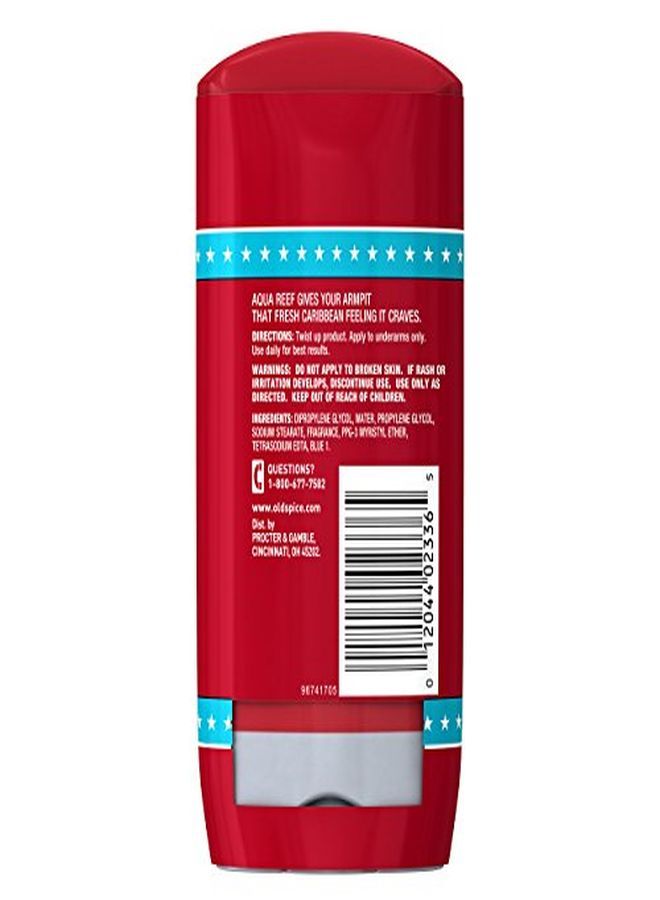 Red Zone Deodorant, Aqua Reef, 2 Count