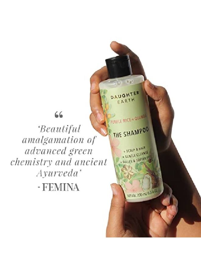 The Shampoo for Nourishment Hairfall rescue Dandruff and frizzy hair Sulfate free SLS and Paraben Free Volumizing Shampoo 250 mL