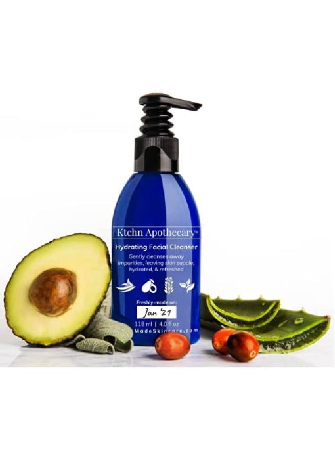 Hydrating Natural Face Wash Freshmade With Natural & Organic Ingredients Lightly Foaming Antiaging Facial Cleanser Gentle Nondrying Deep Clean Reveal Healthierlooking Supple Refreshed Skin