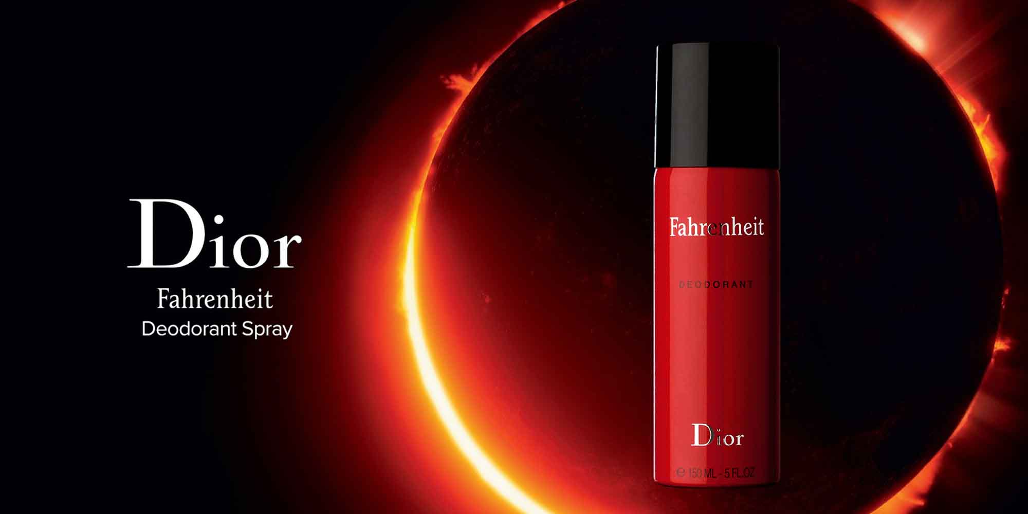 Fahrenheit Deodorant Spray Red/Black/White 150ml