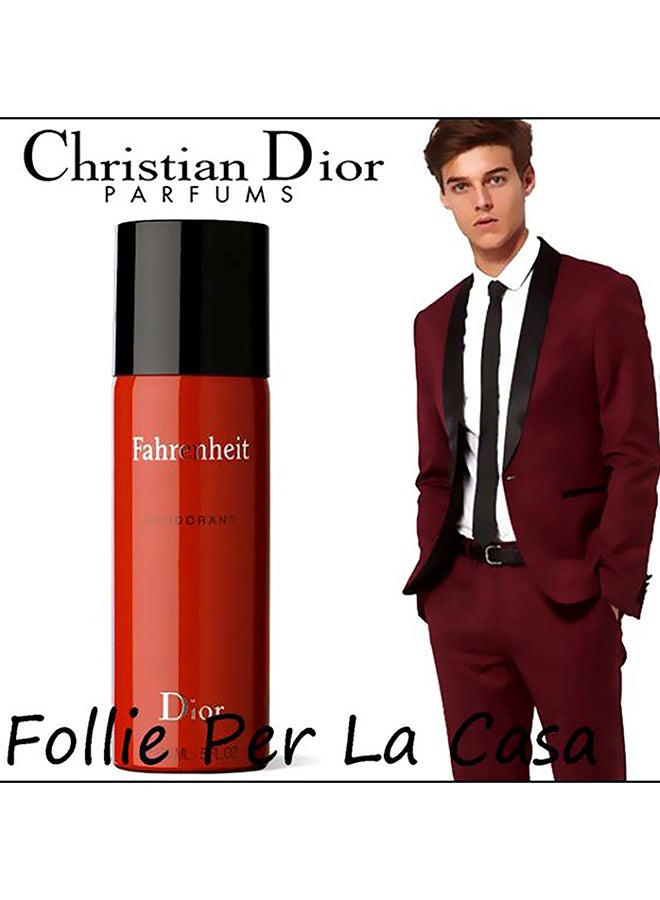 Fahrenheit Deodorant Spray Red/Black/White 150ml