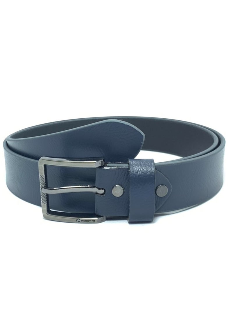 Force Genuine Leather Belt Men - Semi-Casual Men's Belt & Party Wear Belt, Casual Outfits, Gifts - Black & Brown Men’s Leather Belt for Men