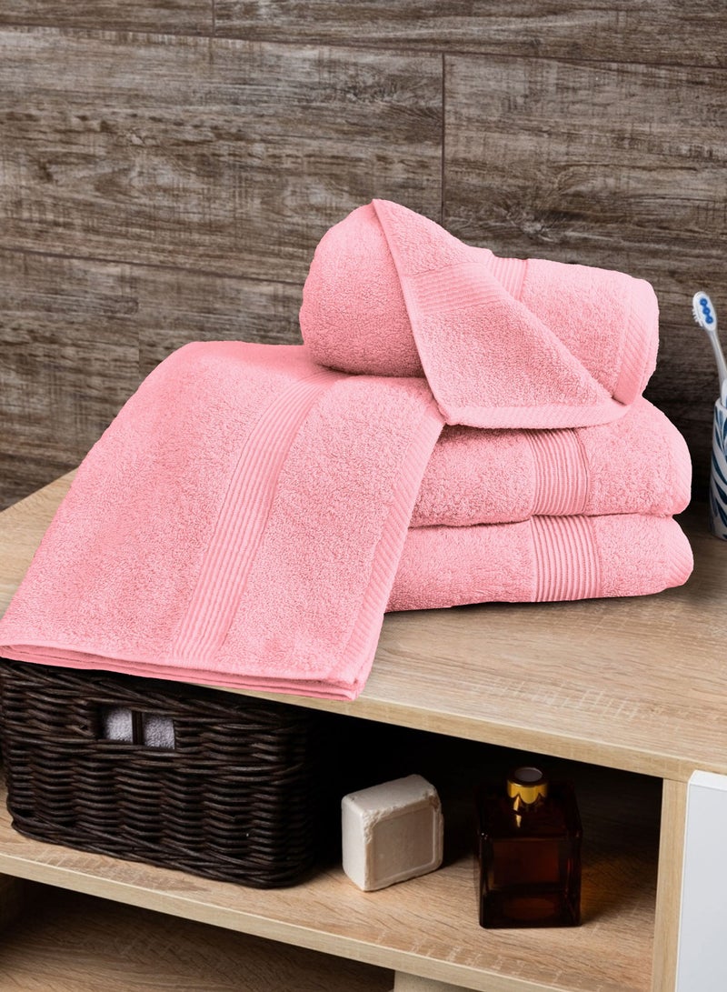 Banotex Bath Towels Set (Luxe) 3 Towels, Sizes: 50X100 cm 300 g + 70X140 cm 600g + 90X150 cm 810 g 100% Egyptian cotton product, high-quality and absorbent combed cotton, suitable for all uses & gift