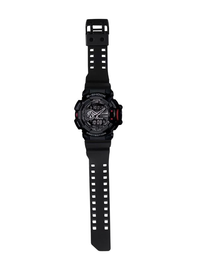 Men's Water Resistant Rubber Analog/Digital Quartz Watch GA-400-1BDR