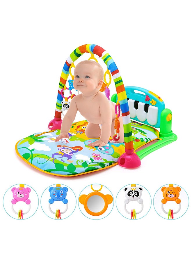 Piano Fitness Mat With Music, Light And Hanging Toys Beautiful In High Quality 70x53x44cm