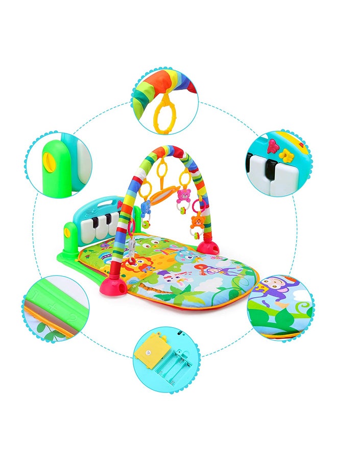 Piano Fitness Mat With Music, Light And Hanging Toys Beautiful In High Quality 70x53x44cm