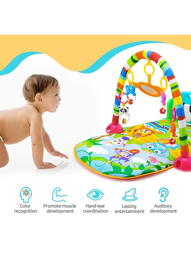 Piano Fitness Mat With Music, Light And Hanging Toys Beautiful In High Quality 70x53x44cm