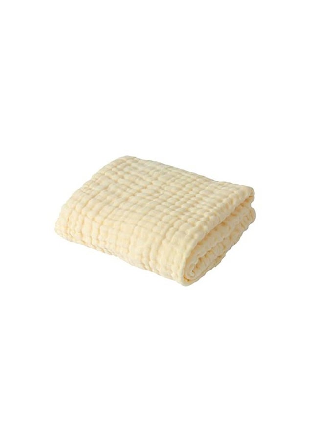 Anvi Baby Organic 6 layered Muslin Bath Towel- Yellow