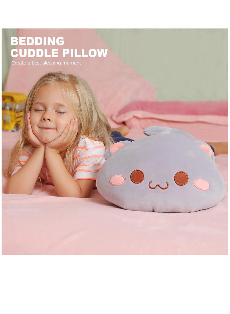 Cute Kitten Plush Toy, Cat Plush Pillow Cute, Stuffed Animal Pet Kitty Soft Anime Cat Plush Pillow for Kids