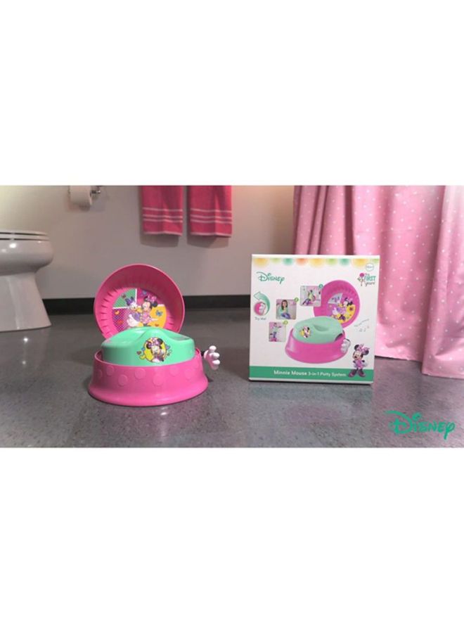 3-In-1 Minnie Mouse Design Potty System