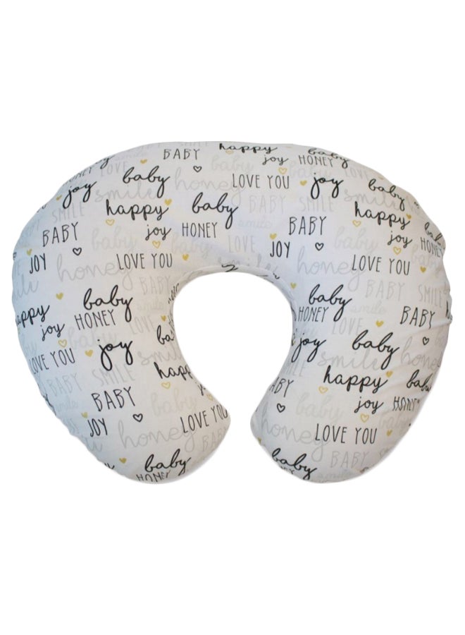 Boppy Pillow With Cotton Slipcover 0-12M,  Hello Baby