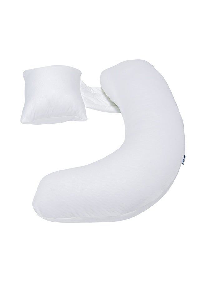 Multi-Position Pregnancy Pillow - White