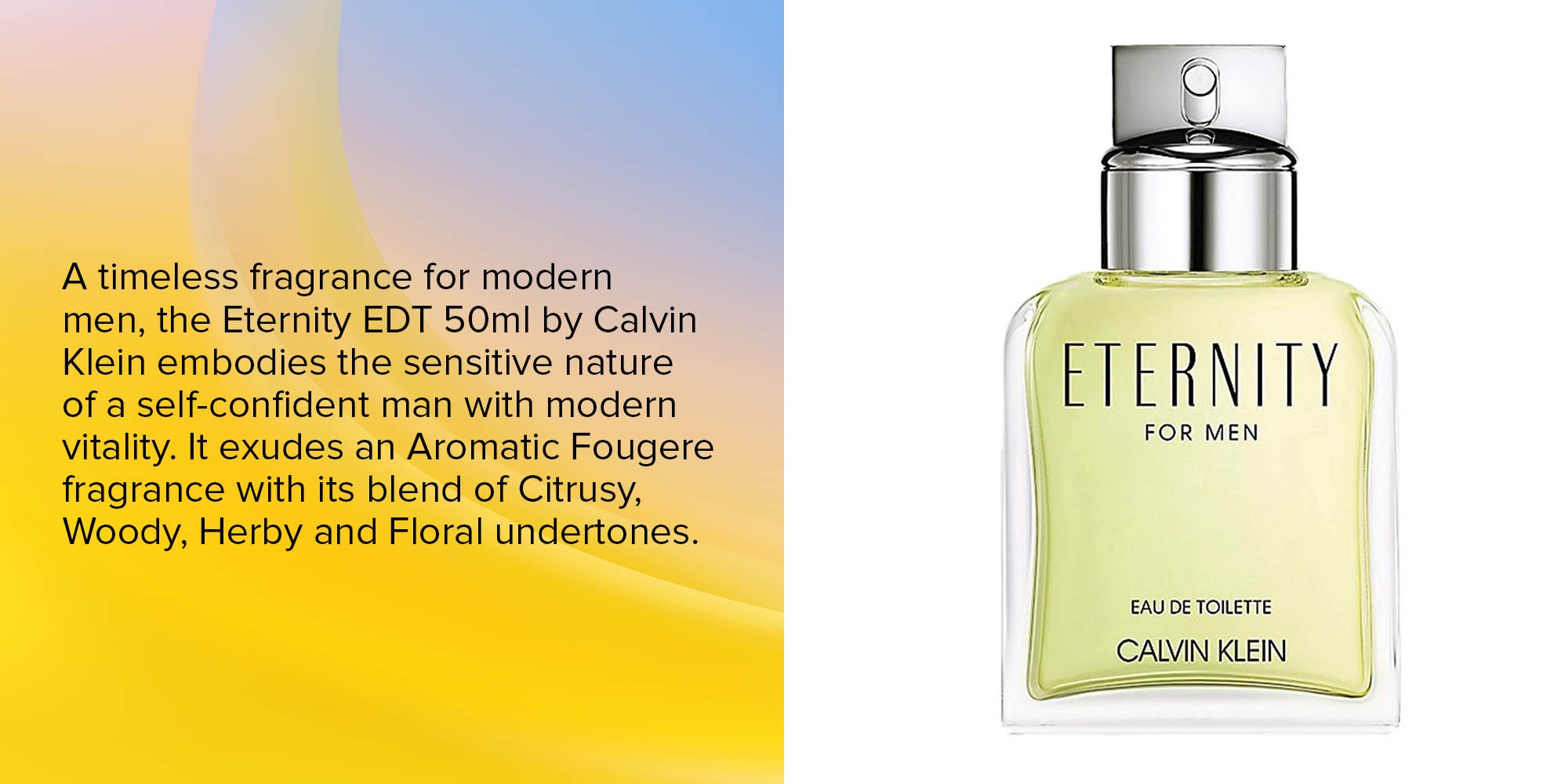Eternity Eau De Toilette 50ml