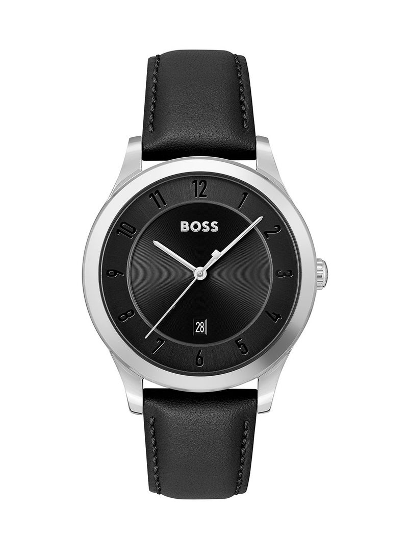 Leather Analog Wrist Watch 1513984