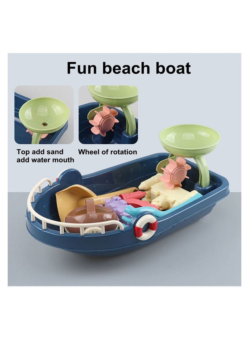 Children's Beach Toy Set, Long Shovel Sand Toys Set With Mesh Bag Outdoor Beach Toys 33 Pcs, Colour Random