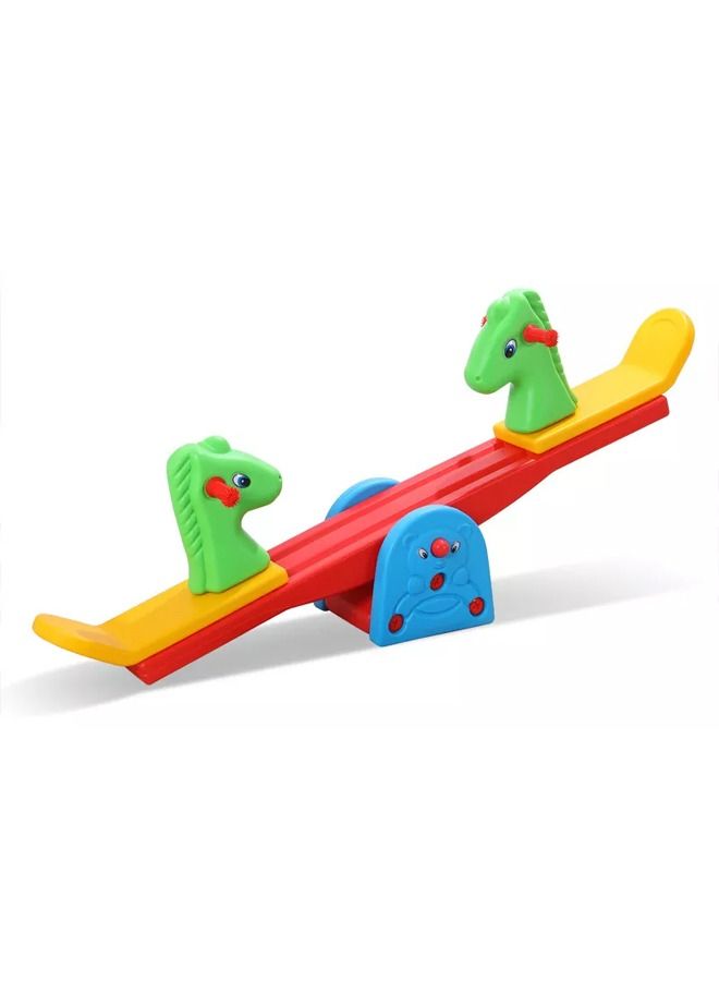 High Quality Kids Indoor Playground Equipment Cute Animal Baby Plastic Rocker Outdoor Toy Seesaw