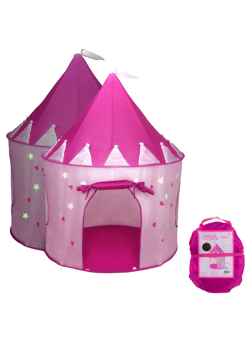 Glow In The Dark Stars Princess Castle Tent 41.5 x 41.5 x 53inch