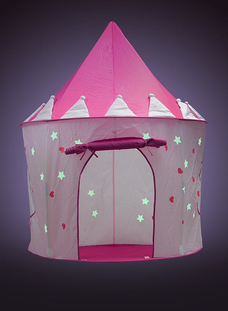 Glow In The Dark Stars Princess Castle Tent 41.5 x 41.5 x 53inch
