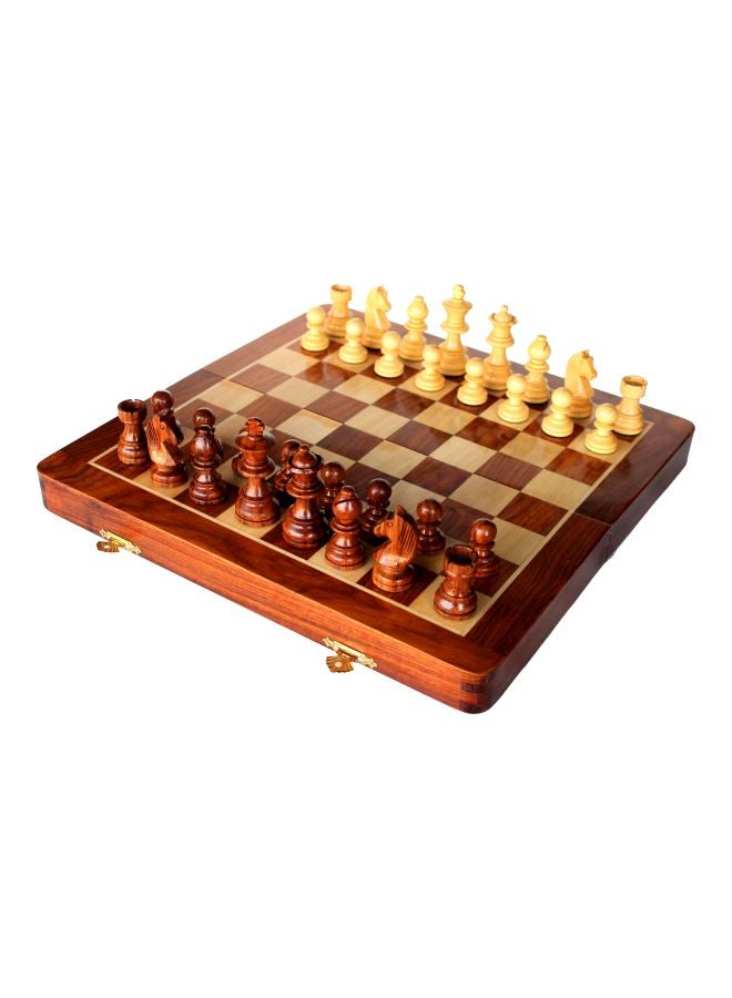 33-Piece Foldable Chess Game