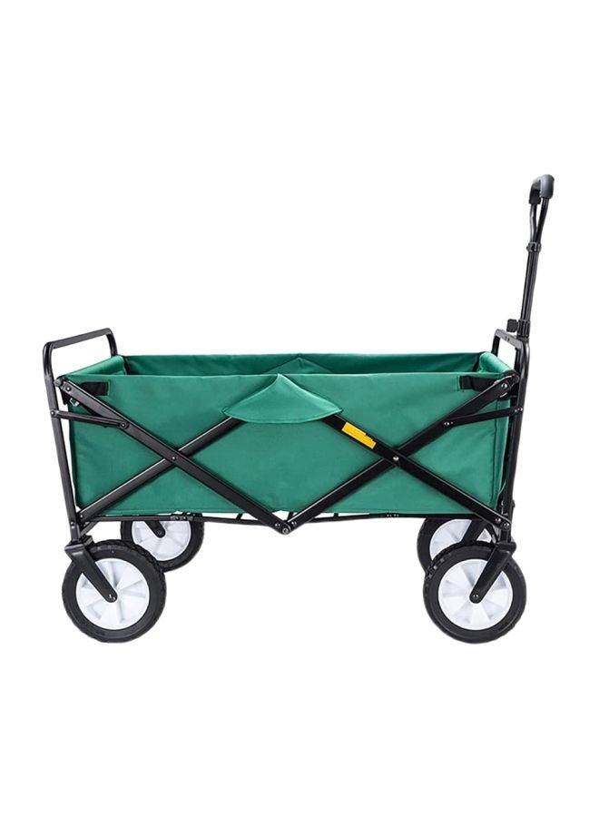4-Wheels Foldable Outdoor Garden Wagon Trolley 75 x 50cm