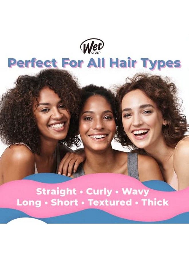 Shine Enhancer Paddle Brush Color Wash Stripes Hair Detangler Brush With Ultra Soft Bristles Infused With Natural Argan Oil Shiny Detangle & Smooth Hair Wet Or Dry For All Hair Types