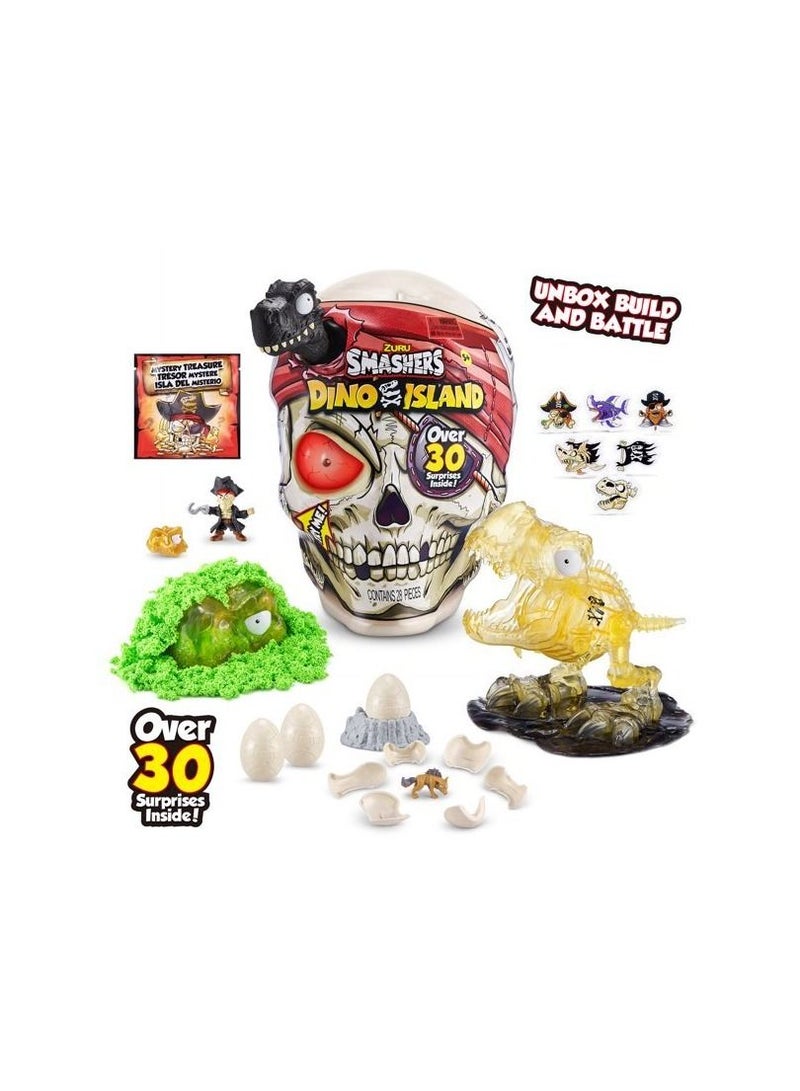 Smashers Giant Skull Dino Island Playset