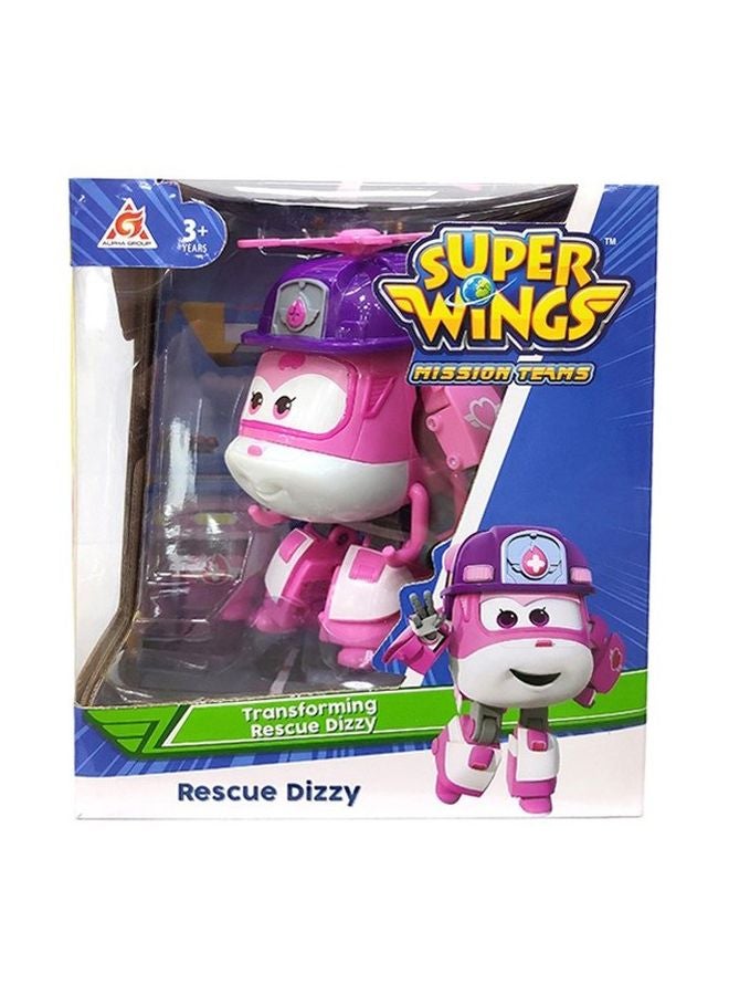 Transforming Rescue Dizzy YW730222 Pink 12x11.5x10.5cm