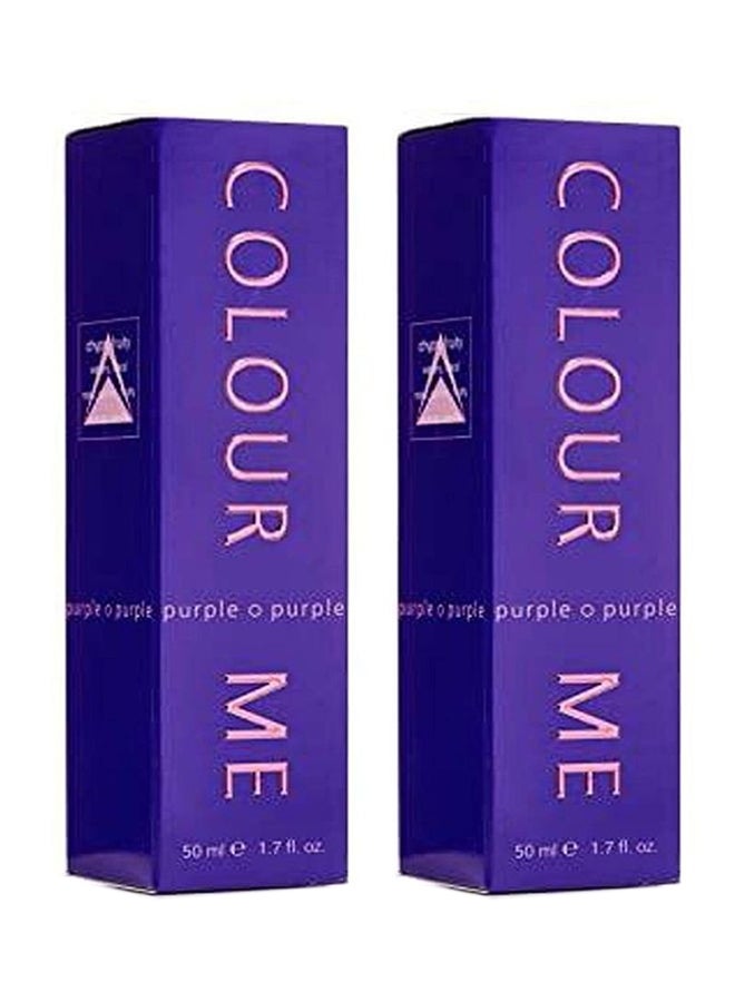 2-Piece Colour Me Purple EDT 50ml