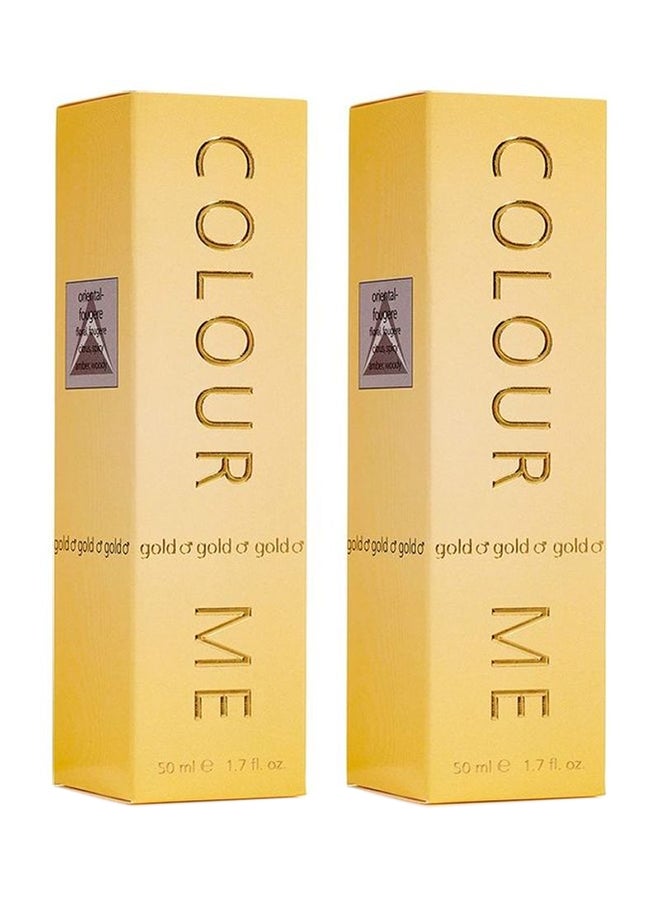 2-Piece Colour Me Gold EDT 50ml