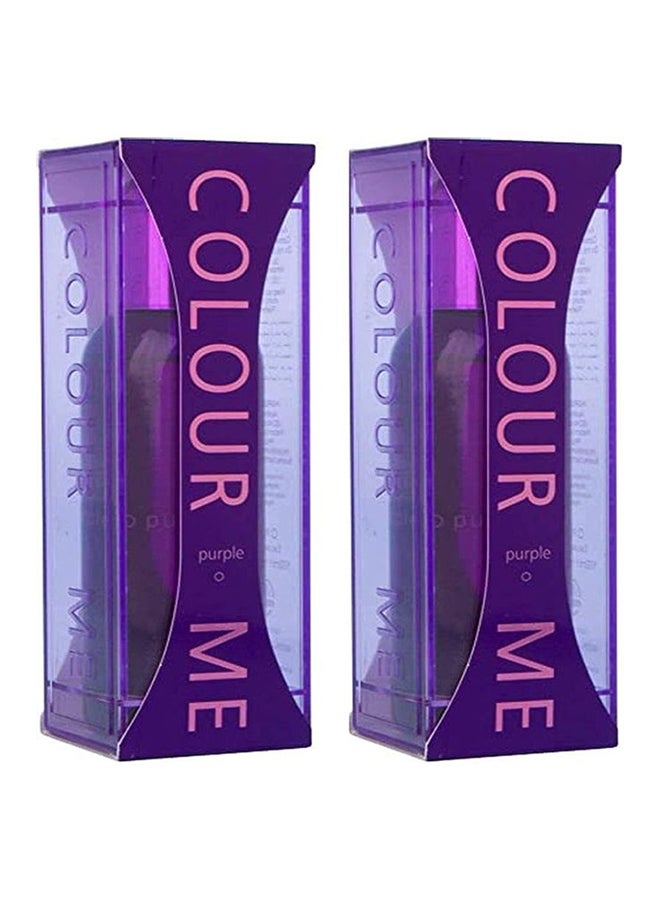 2-Piece Colour Me Purple EDT 100ml