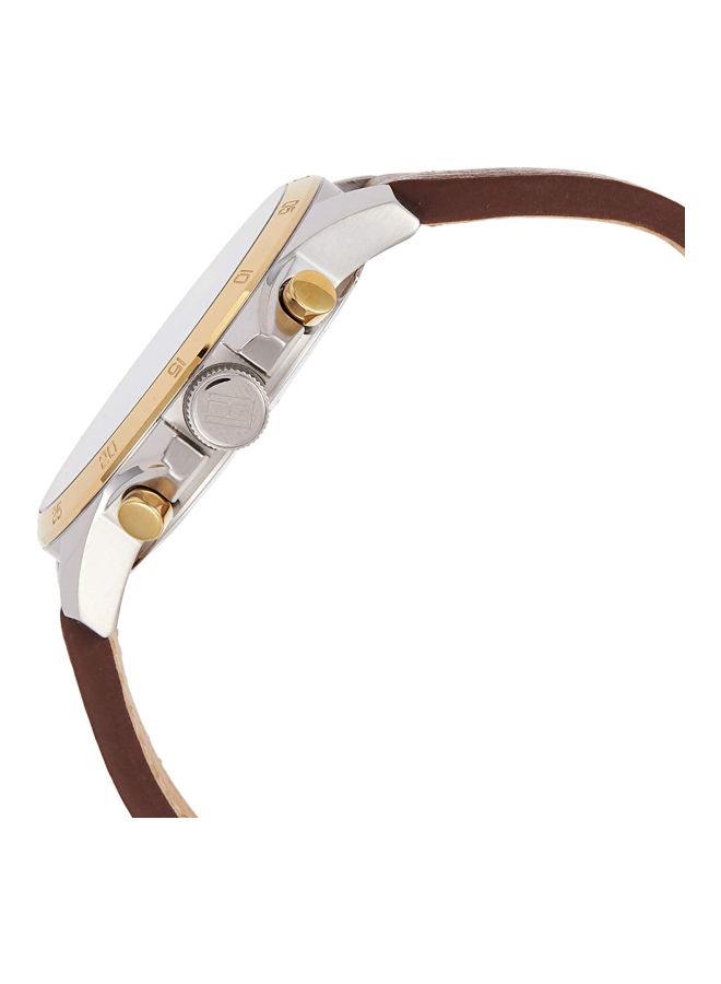 Men's Leather Chronograph Watch 1791561