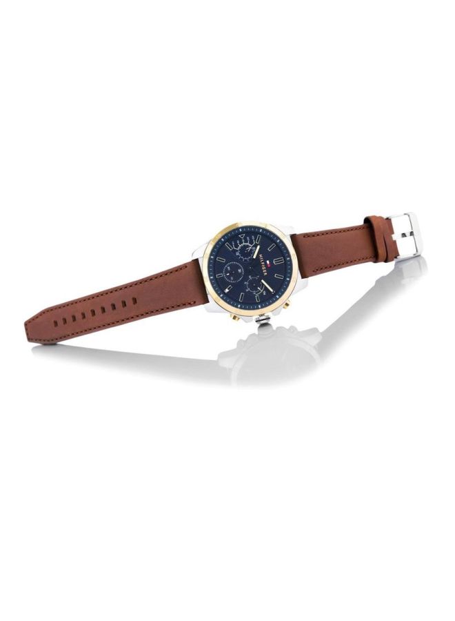 Men's Leather Chronograph Watch 1791561