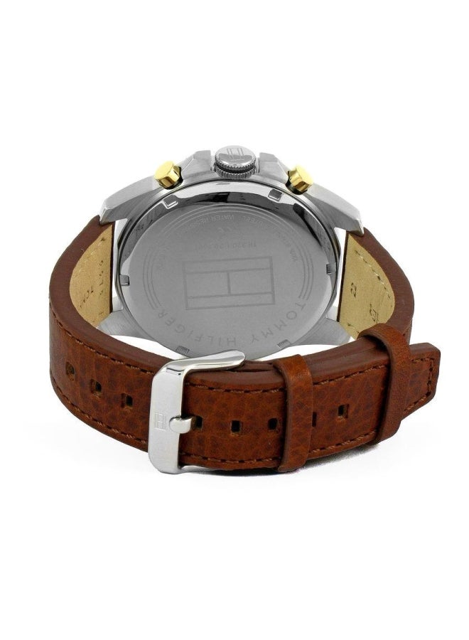 Men's Leather Chronograph Watch 1791561