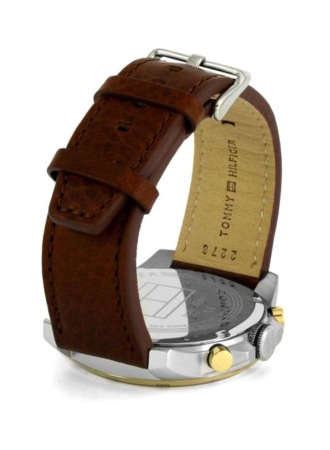 Men's Leather Chronograph Watch 1791561