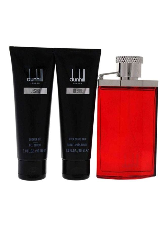 Desire Red Gift Set EDT 100, Aftershave Balm 90, Shower Gel 90ml