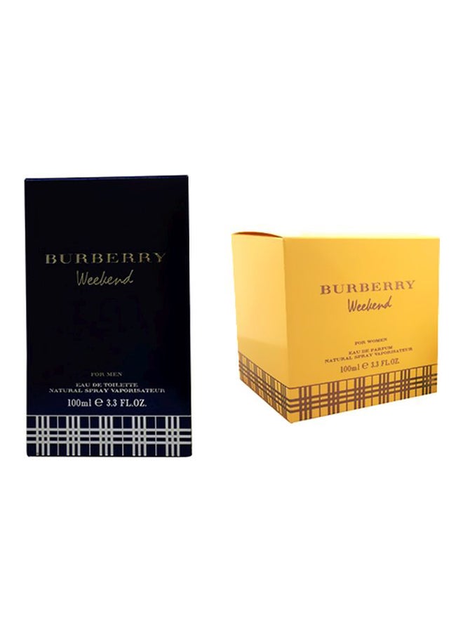 Weekend Gift Set EDT For Women 100 Ml, EDT For Men 100ml