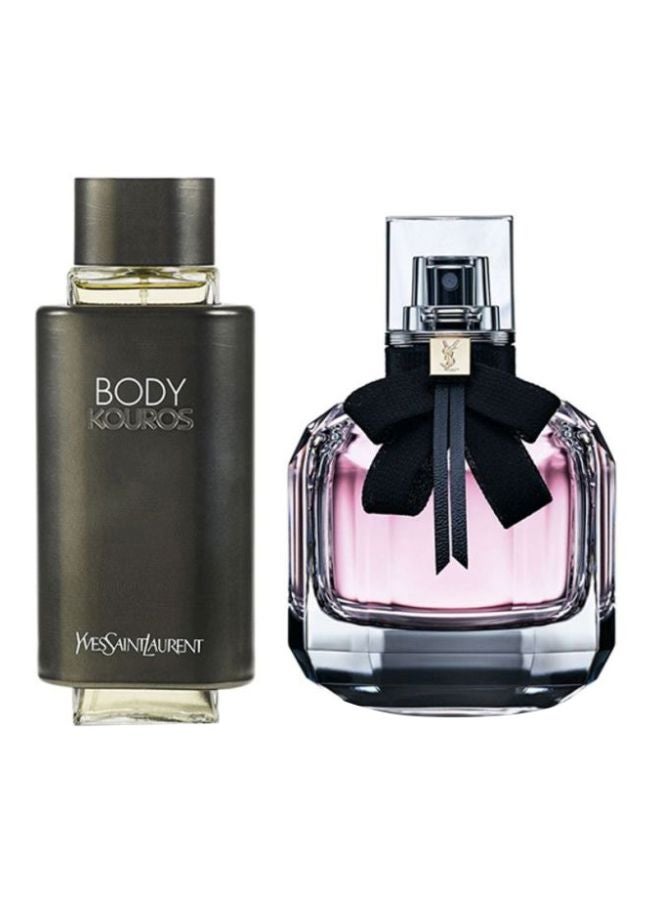 EDT Gift Set Mon Paris 90 Ml, Body Kouros 100ml