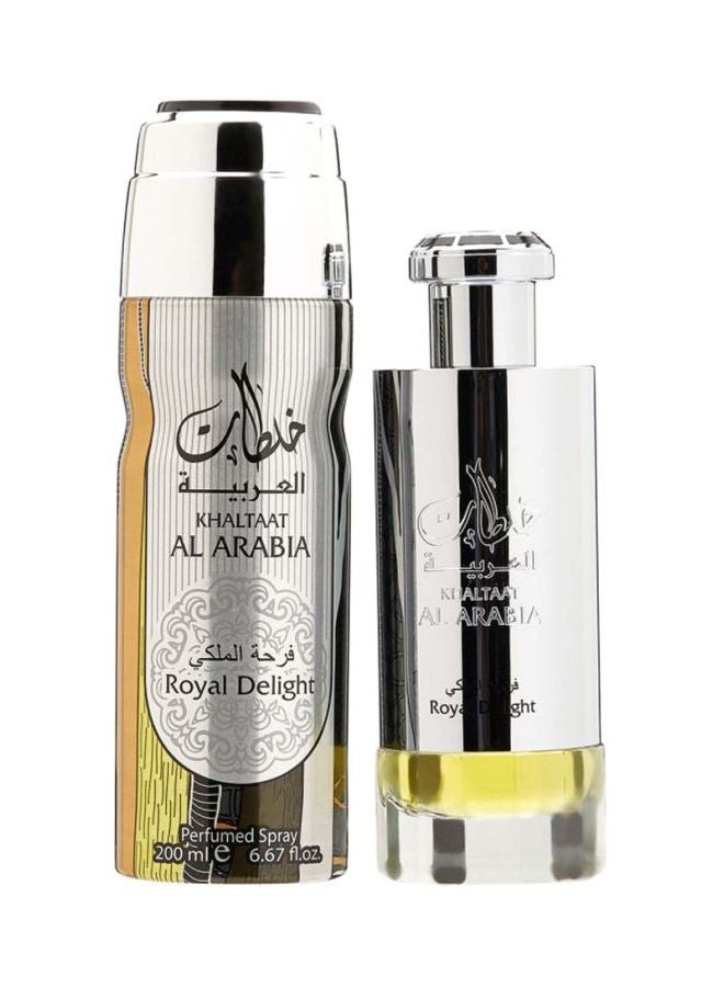 Al-Arabia Royal Delight Gift Set EDP 100 ml, Perfume Spray 200ml