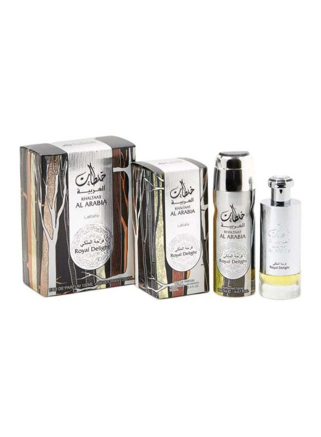 Al-Arabia Royal Delight Gift Set EDP 100 ml, Perfume Spray 200ml