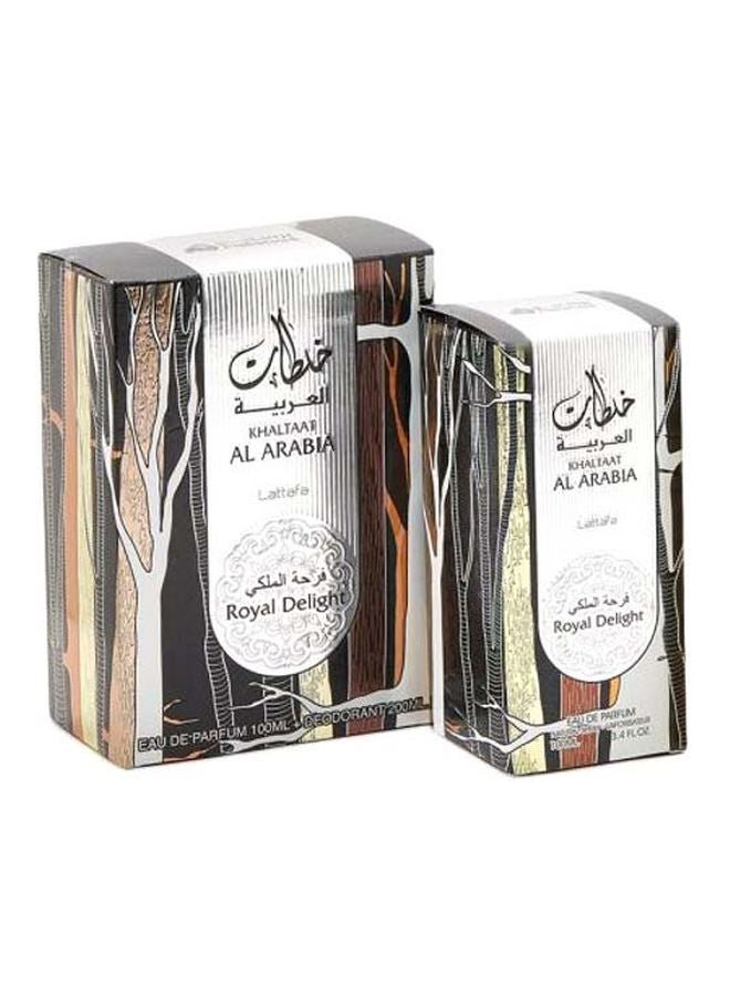 Al-Arabia Royal Delight Gift Set EDP 100 ml, Perfume Spray 200ml