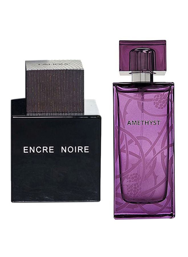 Encre Noire And Amethyst Gift Set ( EDT 100 Ml, EDP 100ml