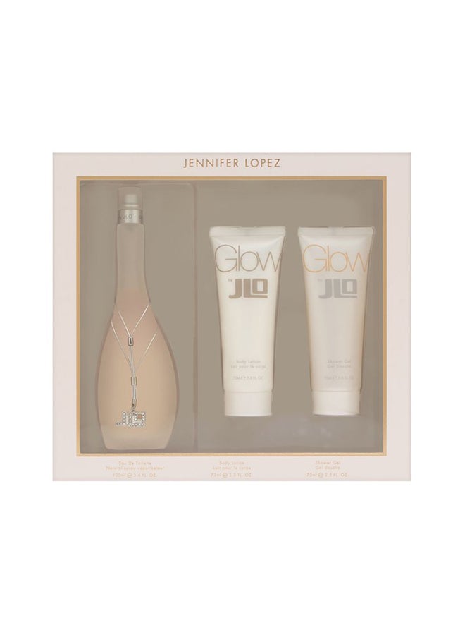 3-Piece Glow EDT Gift Set EDT - 100ml, Body Lotion - 75ml, Shower Gel - 75ml