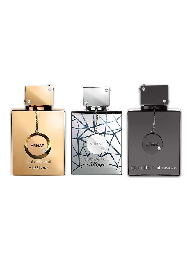 Club De Nuit Parfum A Collector’s Pride Set 3 x 30ml