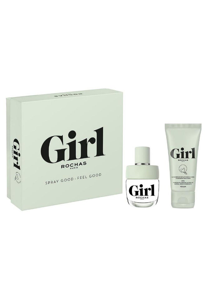 Rochas Girl - Eau de Toilette 60 ml + Body Balm 100 ml Gift Set