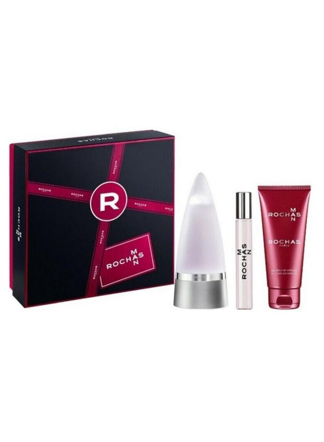Rochas Man - Eau de Toilette 100 ml+ 20 ml + Shower Gel 100 ml Gift Set