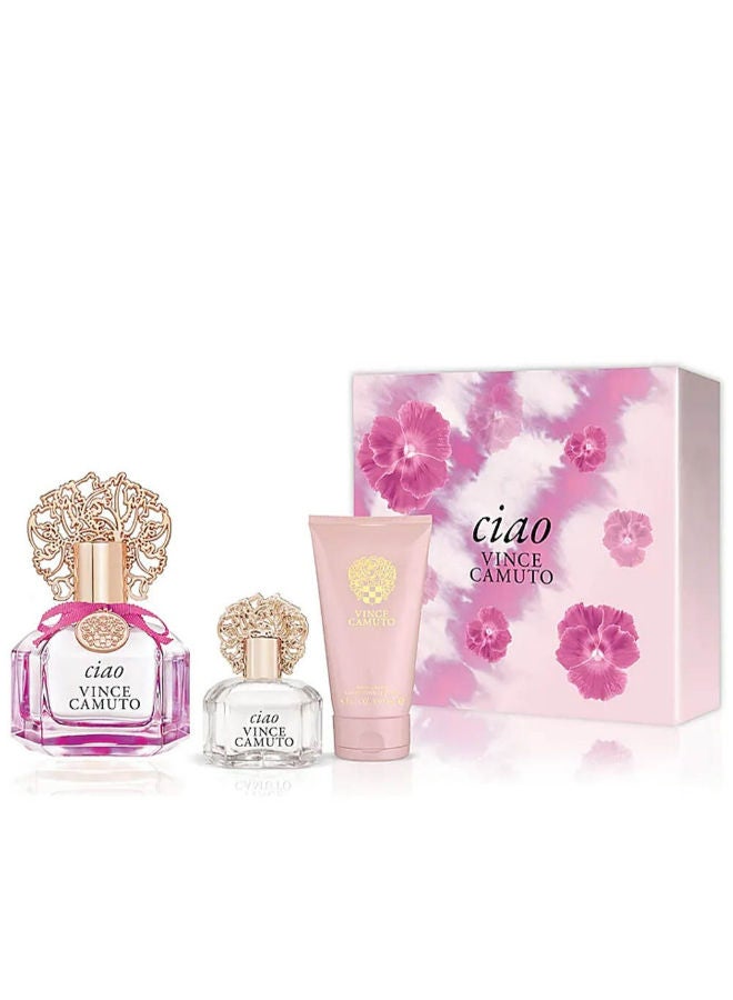 Vince Camuto Ciao - Eau de Parfum 100 ml + 7.5 ml + Body lotion 150 ml Gift Set