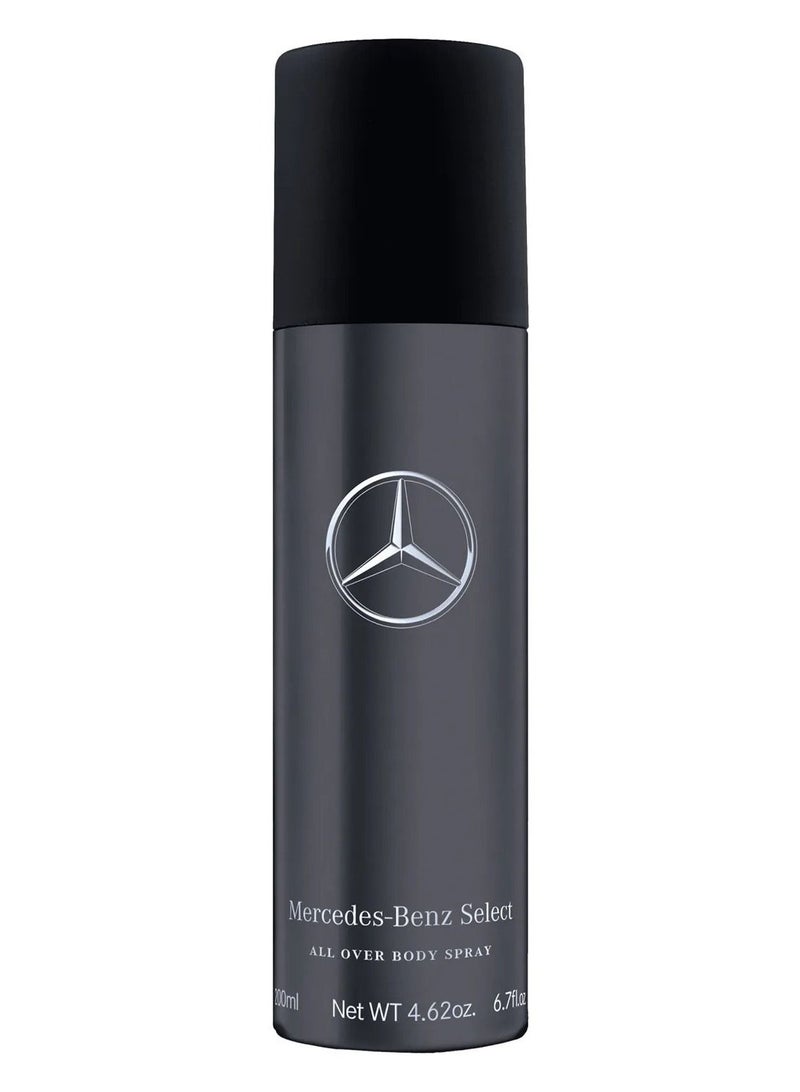 Mercedes Benz Select Body Spray For Men 200ml