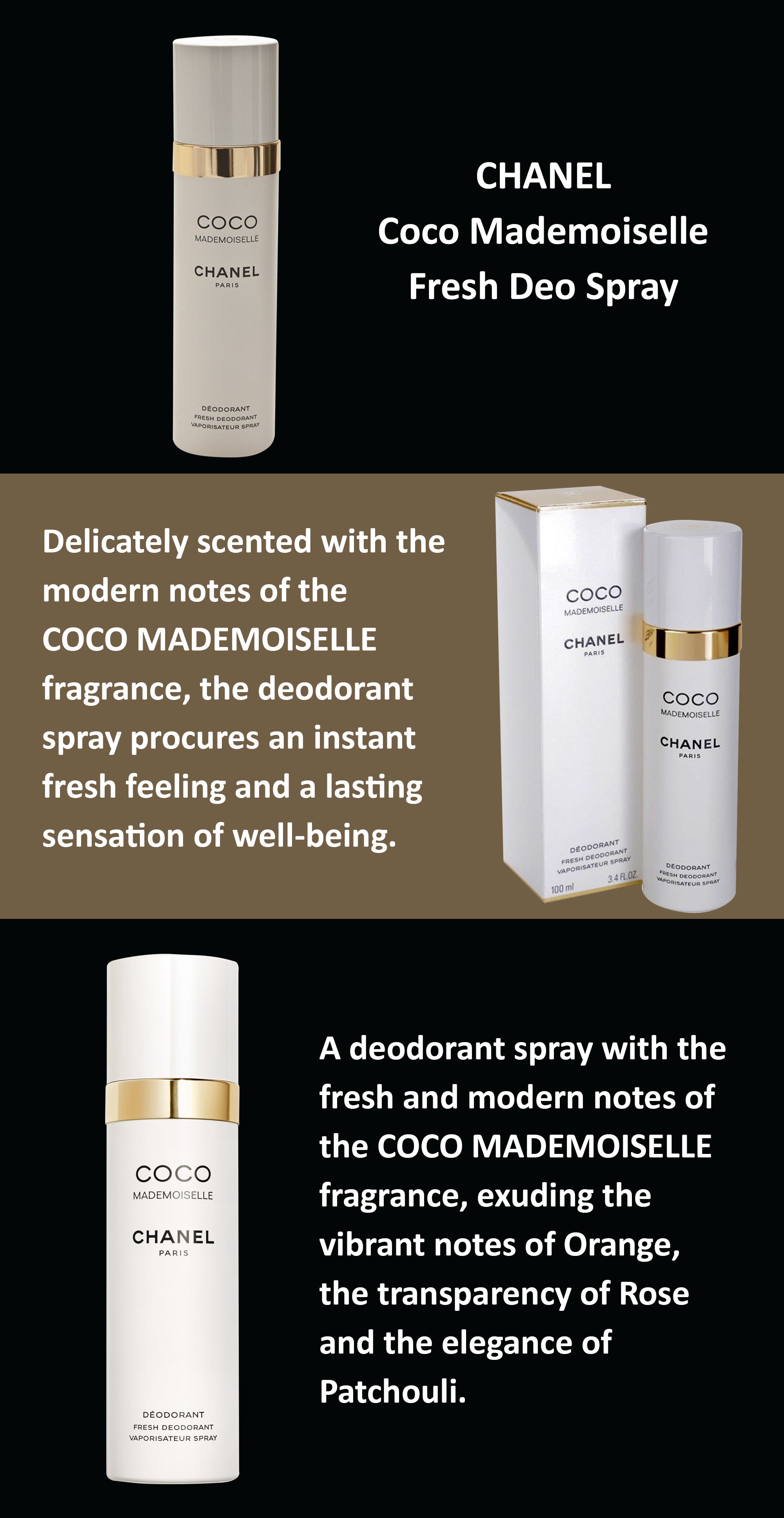 Coco Mademoiselle Fresh Deo Spray 100ml